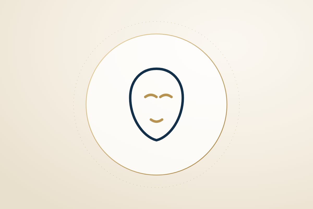 Minimal face icon