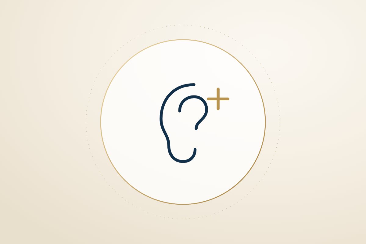 Minimal ear icon